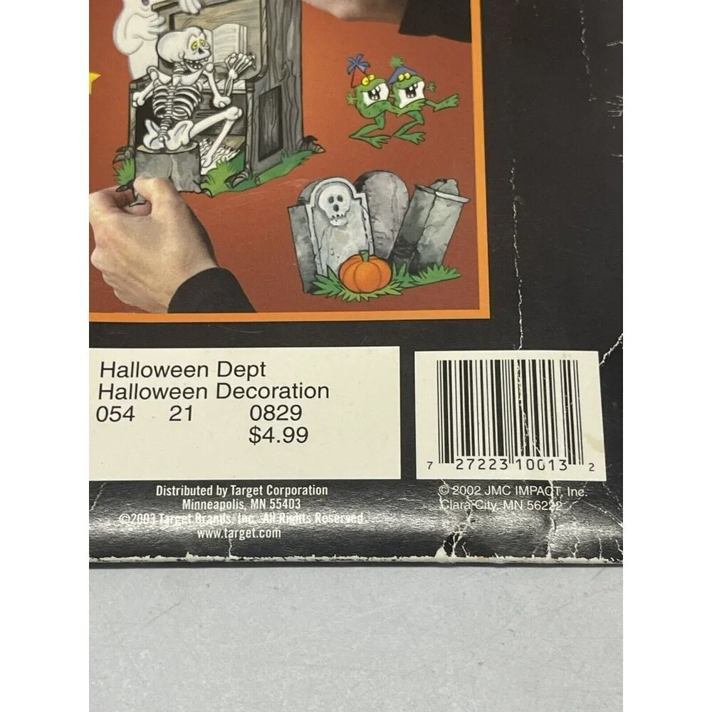 Halloween Cling Vinyl Y2K Window Decorating Kit 2003 ViNTAGE TARGET